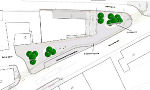 Platzgestaltung Lend-Hotel © Plan Arch. Lam / Bearbeitung Stadt Graz Platzgestaltung Lend-Hotel © Plan Arch. Lam / Bearbeitung Stadt Graz