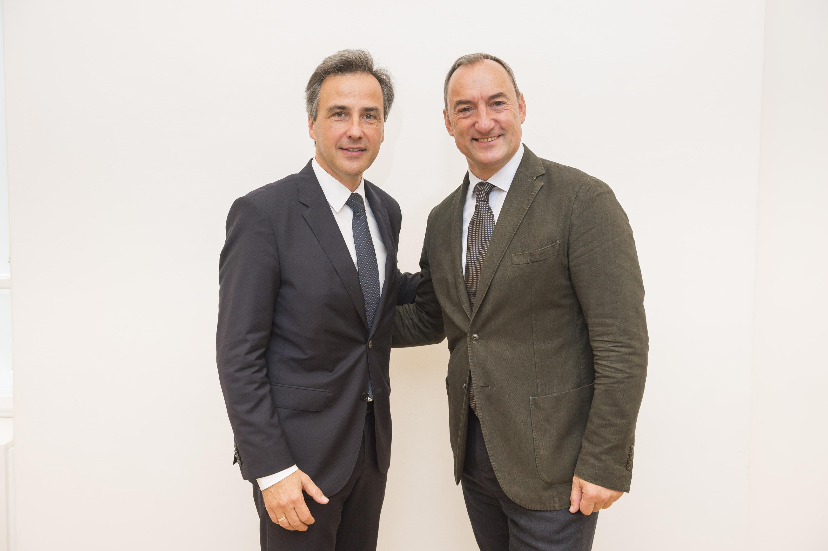 Bürgermeister Mag. Siegfried Nagl mit Vizebürgermeister Mag. Mario Eustacchio © Stadt Graz/Fischer Bürgermeister Mag. Siegfried Nagl mit Vizebürgermeister Mag. Mario Eustacchio © Stadt Graz/Fischer